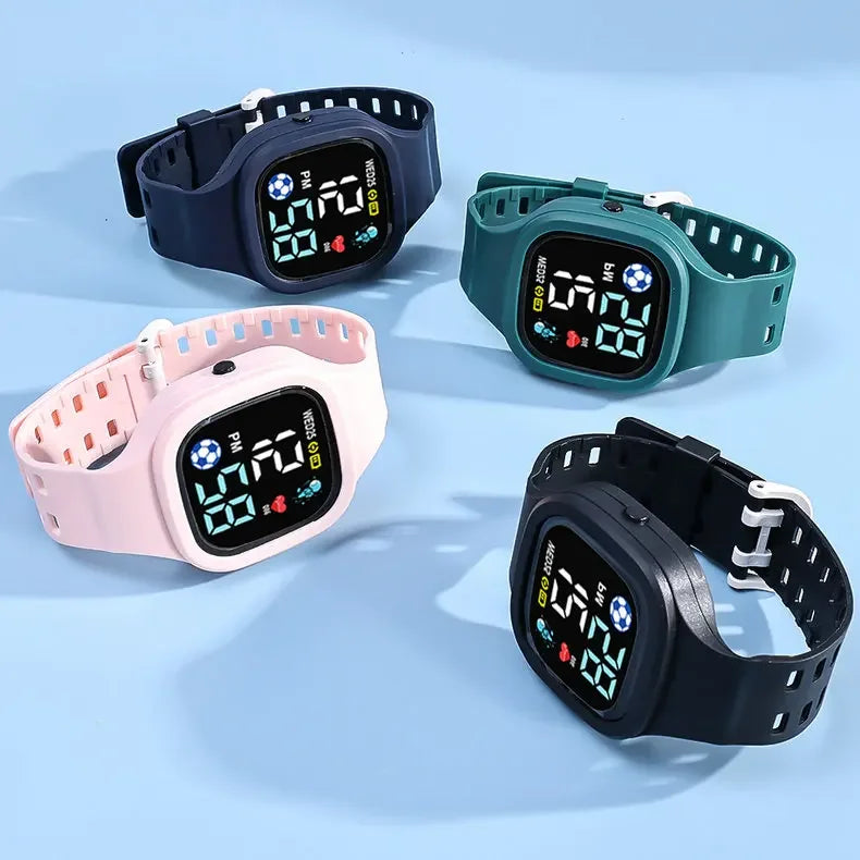 LED Digital Children's Sport Watch | Waterproof Smart Wristwatches for Boys and Girls | Multifunctional Electronic Clock