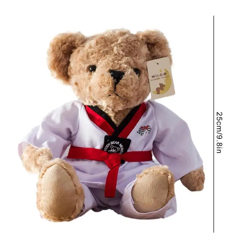 Taekwondo Teddy Bear Plush Toy | Stuffed Animal Kumamoto Bear Dolls | Baby Boys Girls Toys | Children Birthday Gifts | Popular Toys