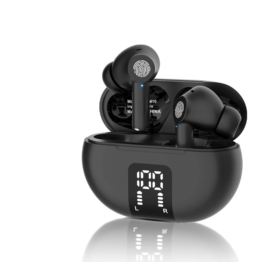 M10 Translation Earphones | 144-Language Instant Smart Voice Translator | Wireless Bluetooth Travel Translator Headset