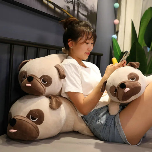 Hot 55-90cm New Cute Animal Kawaii Pug Dog Plush Toys Sleep Pillow Boys Birthday Gift Girl Xmas Valentine's | Alo Trendy