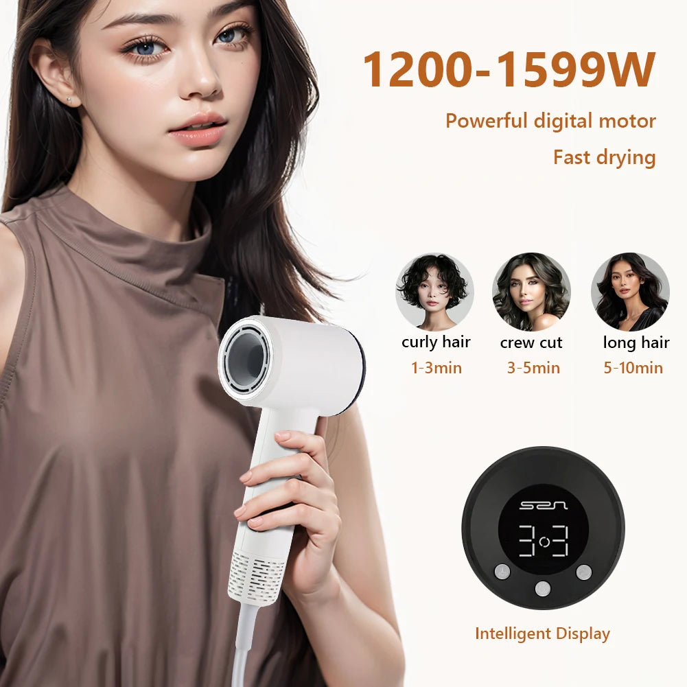 110000 RPM Professional Hair Dryer Negative Ionic Blow Dryer Brushless Motor High Speed Hair Dryer Low Noise For Home Hair Dryer