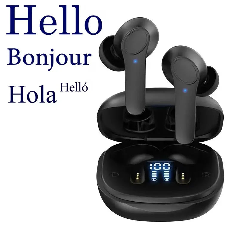 Intelligent Translation Earbuds | Real-Time AI Voice Translator for 144 Languages | 98% Accuracy with Online & Offline Support and 4 Modes