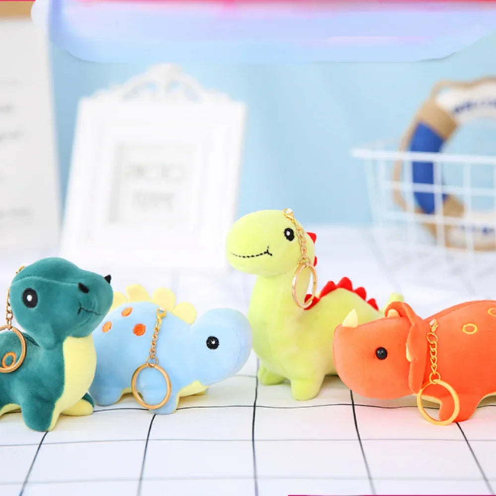 Cute Dinosaur Plush Toy Pendant | Cartoon Dinosaur Shaped Stuffed Dolls for Kids | Indoor Ornament Decorative Tool & Gifts