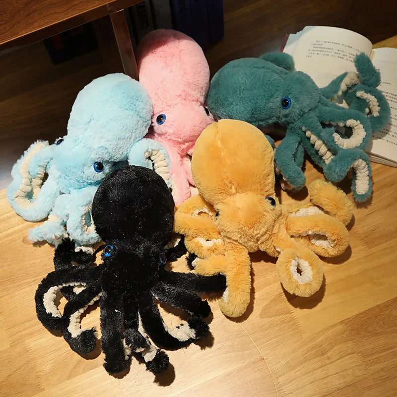 Creative Simulated Octopus Plush Toys Lifelike Sea Animal Stuffed Pillow Dolls Cushion Children Kids Birthday Christmas Gifts | Alo Trendy