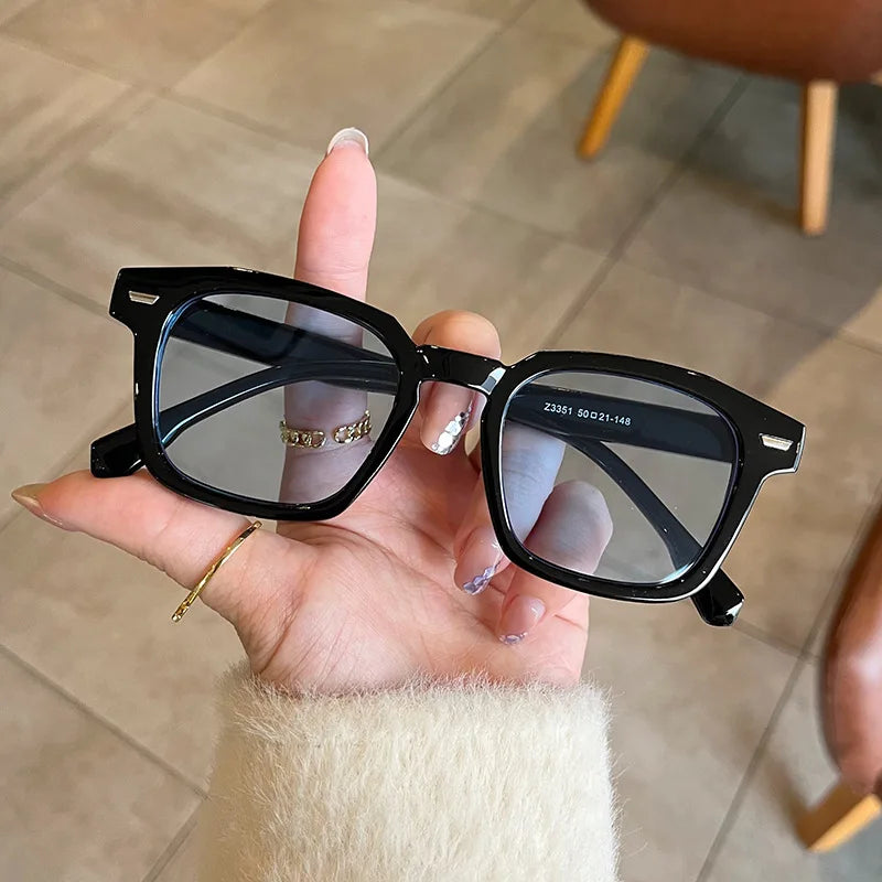 New Unisex Rectangle Vintage Sunglasses | 2024 Fashion Design Retro Sun Glasses | Female Lady Eyeglass Cat Eye Casual Goggles