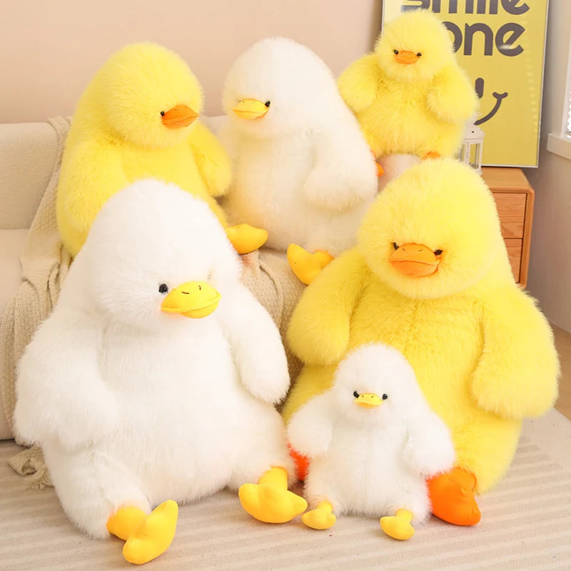 Soft Stuffed Fluffy Animal Lovely Duck Plush Toy | Cuddly Fat Ducks Plushie Doll Baby Accompany Sleeping Cushion Girls Hug Pillow | Alo Trendy