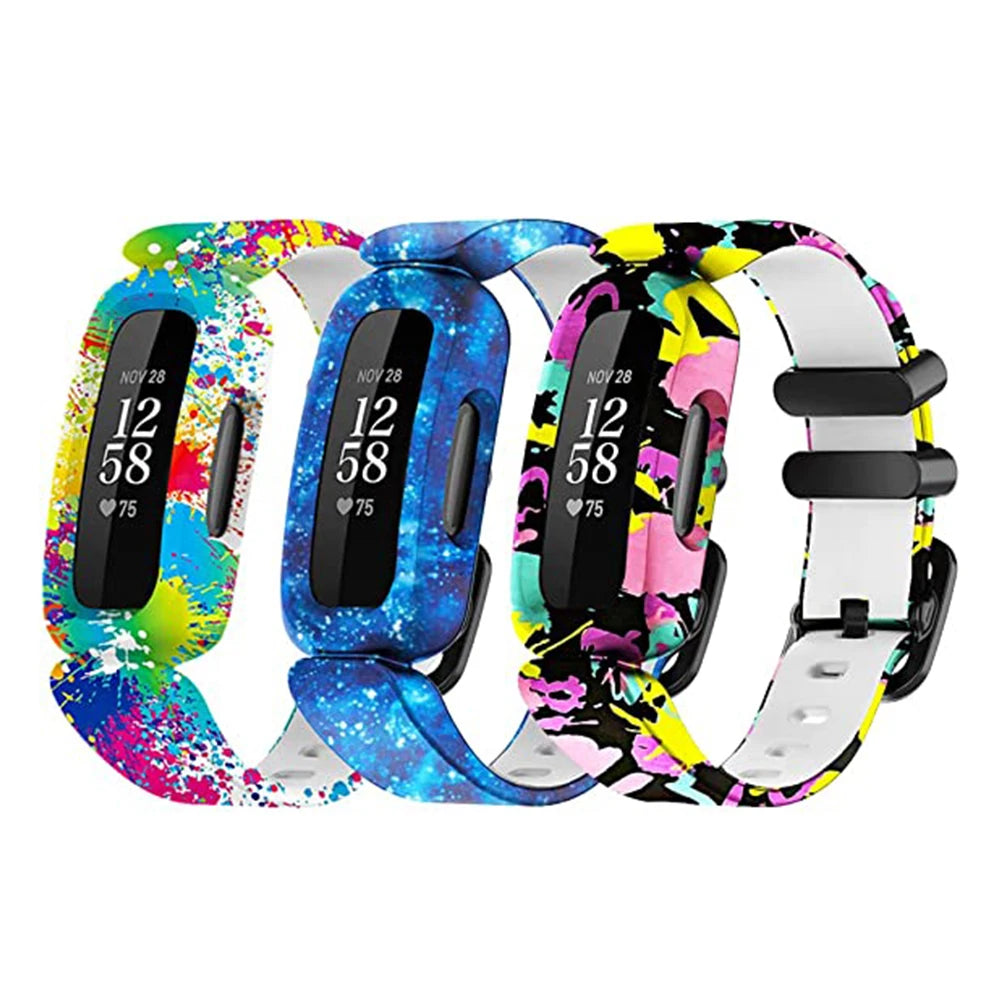 3Pcs Silicone Strap Bands for Fitbit ACE 3 Smart Watch | Replacement Wristband Bracelet Accessories | Alo Trendy