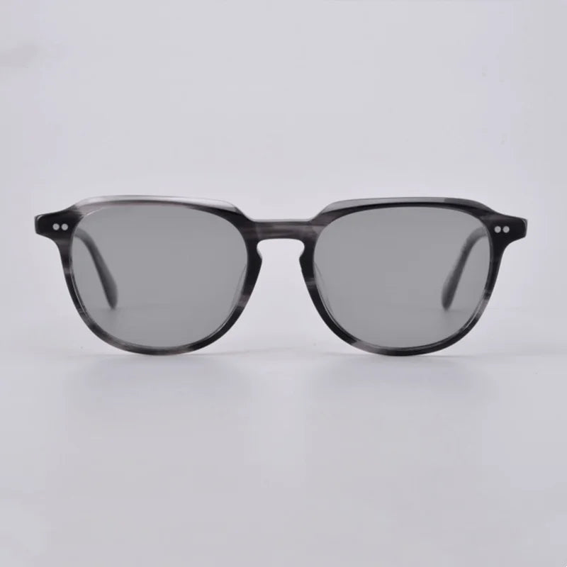 Light sunglasses Men's fashion high street tawny glasses polarized UV protection UV400 shading prescription myopia sunglasses