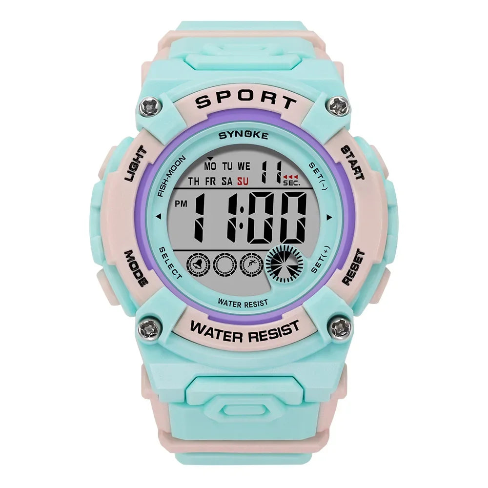 Women's Watches Brand | 50M Waterproof Teen Student Exam Watch | Multifunctional Luminous Girl Boy Watch for Kids