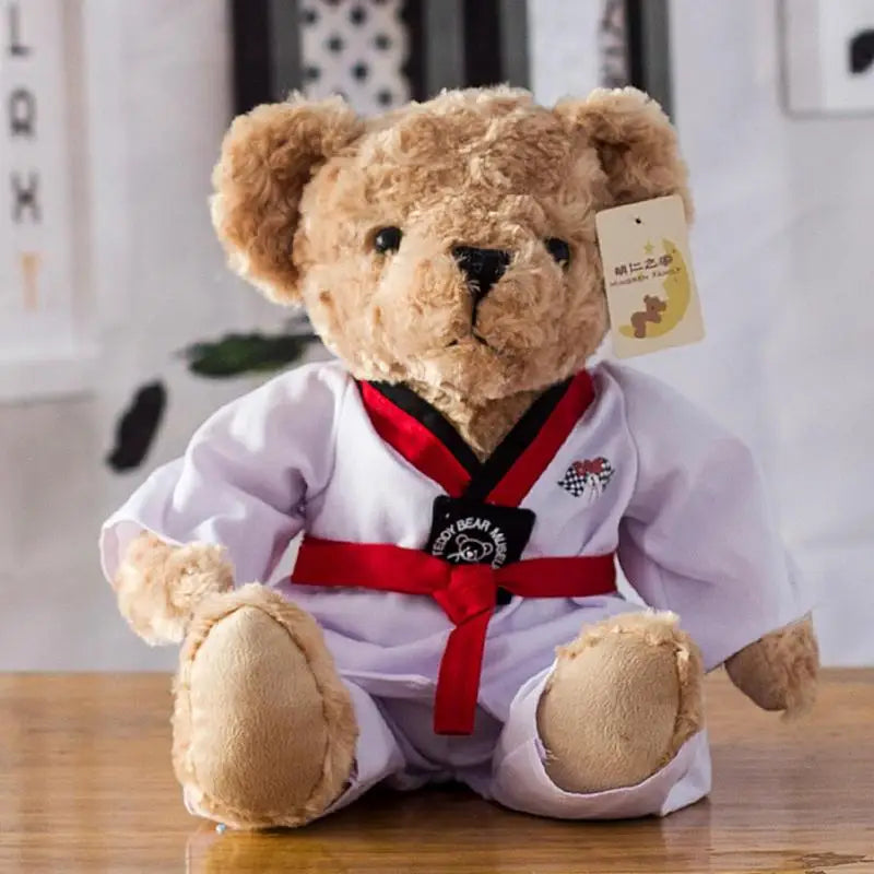 Taekwondo Teddy Bear Plush Toy | Stuffed Animal Kumamoto Bear Dolls | Baby Boys Girls Toys | Children Birthday Gifts | Popular Toys