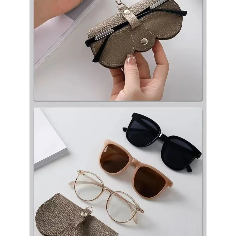 New Sunglasses Bag | Portable Eyewear Case | Sunglasses Protective Cover | Cute Eyewear Clip | Women's Minimalist Eyewear Bag