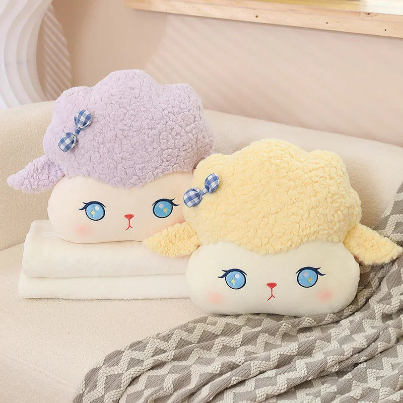 45cm Kawaii Sheep Plush Toy | Cute Cartoon Plush Dolls Hug Pillow Cushion for Girlfriend, Girls, Kids | Birthday, Christmas Gifts | Alo Trendy