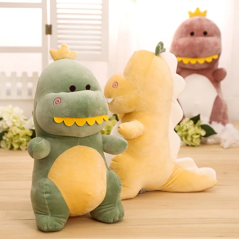 25CM Lovely Dinosaur Plush Toys Super Soft Cartoon Stuffed Animal Dino Dolls for Kids Baby Hug Doll Sleep Pillow Home Decor | Alo Trendy