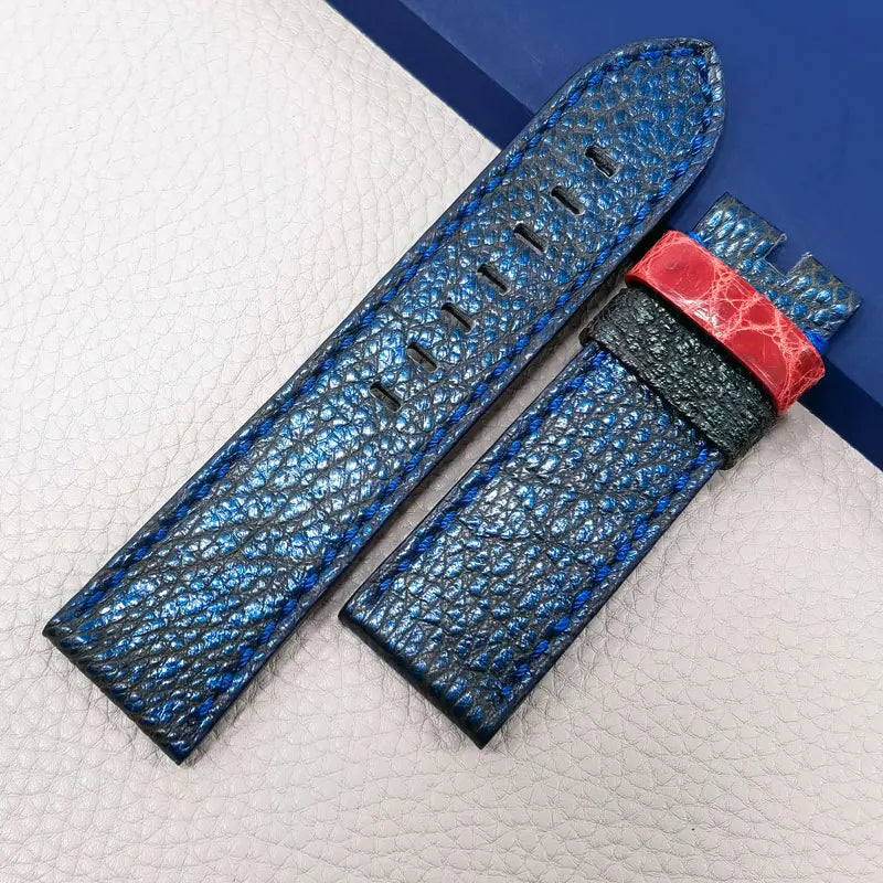 Luxury Custom P-anerai Watch Band Ostrich Skin Watchbands | Top Genuine Leather Belt 26MM 24MM 22MM 20MM Handmade Strap | Alo Trendy