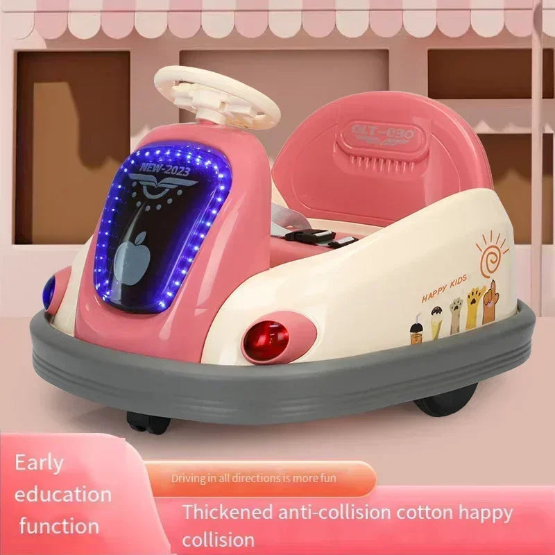 Children's Electric Bumper Car | Rechargeable Remote Control Drift Cars | Rotating Kart for Boys & Girls (1-8 Years Old)