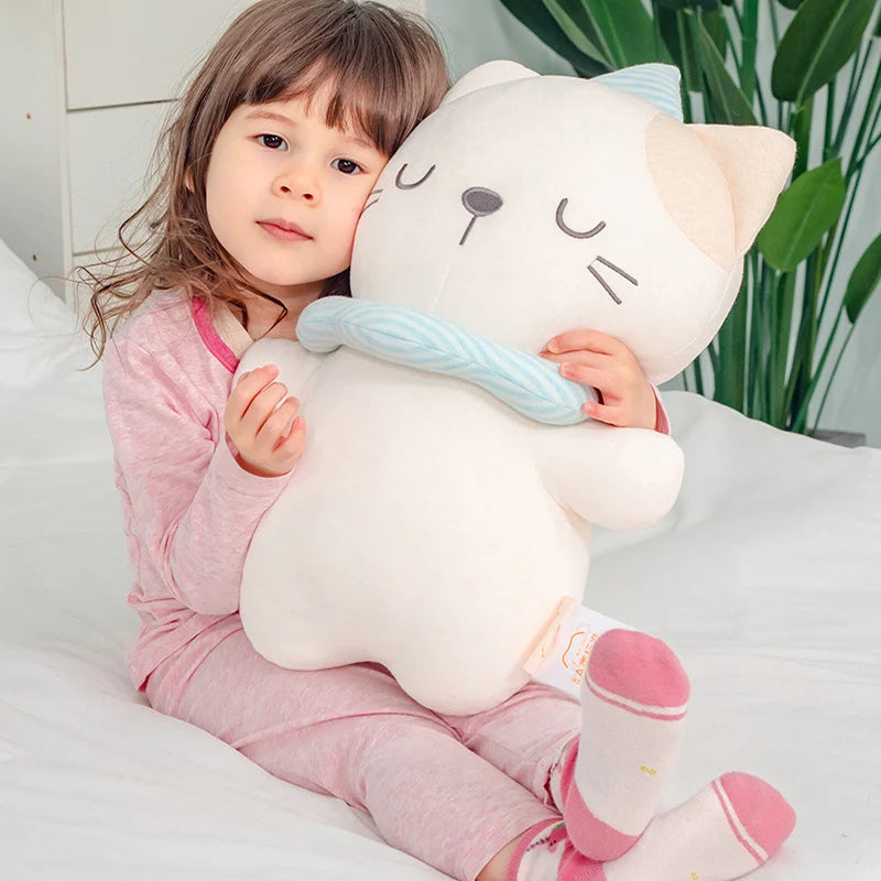 New 45cm Kawaii Elephant Cats Plush Pillow Stuffed Animals Plushies Doll | High Quality Soft Accompany Sleeping Kids Baby Toys | Alo Trendy