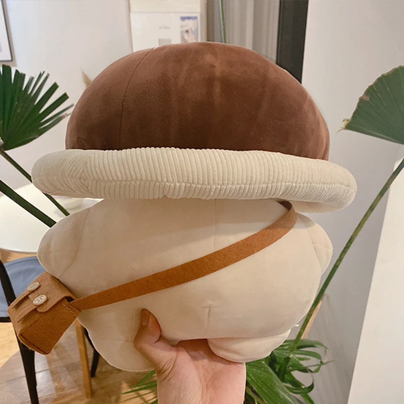 35/45CM Creative Cute Shiitake Mushrooms Plush Toy | Stuffed Vegetables Mushroom Soft Pillow Doll | Kids Child Baby Toys Kawaii Gift