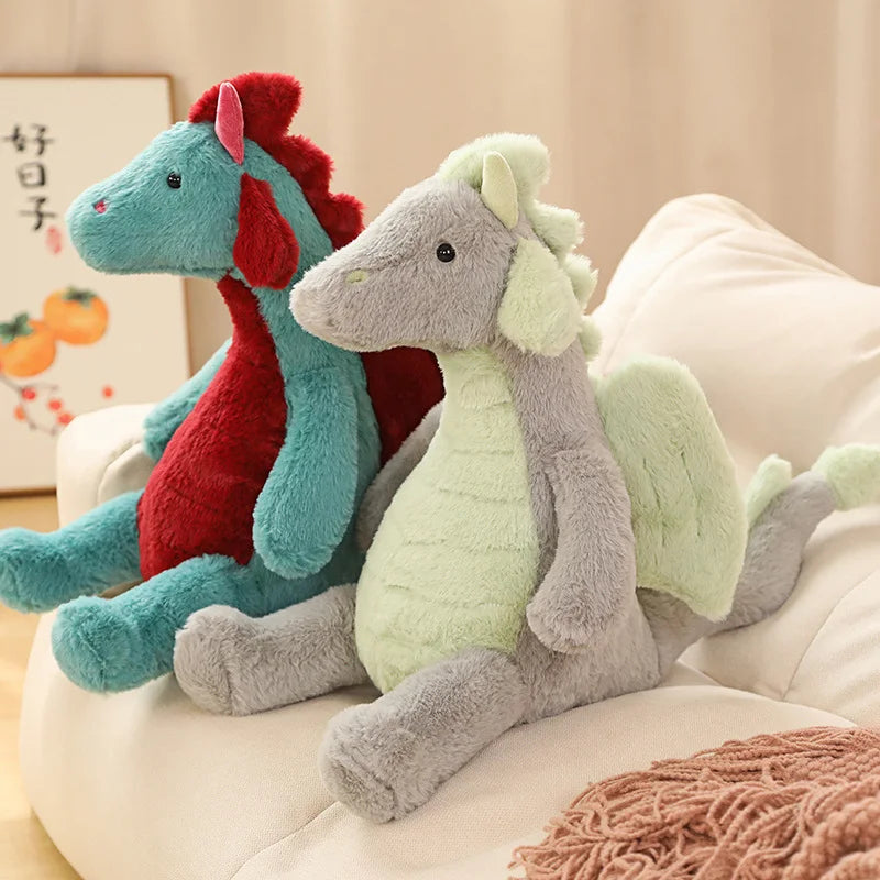 Lovely Dinosaur Peluche Toy | Kawaii Dragon Plushies Dolls Stuffed Animal Pillow | Anime Soft Baby Kids Girls Toys Gifts | Alo Trendy