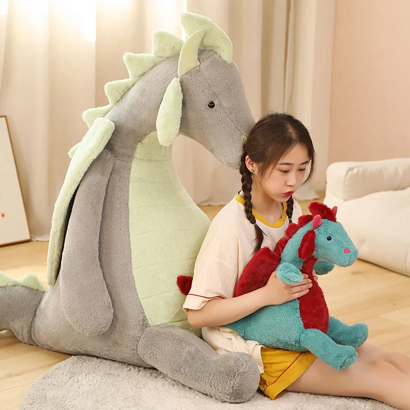 Lovely Dinosaur Peluche Toy | Kawaii Dragon Plushies Dolls Stuffed Animal Pillow | Anime Soft Baby Kids Girls Toys Gifts | Alo Trendy