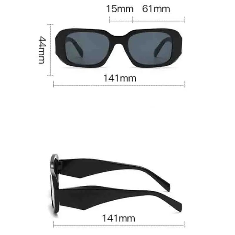 New Large Frame Square Sunglasses | Women's Brand Designer Fashion Sun Glasses | Men's Outdoor Hip-hop Eyewear | UV400 Protection