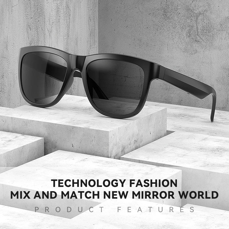 Xiaomi Huawei Bluetooth Smart Glasses | Audio Hands-Free Call Sport Stereo Sunglasses | HD Sound Smart Glasses Headsets for Music