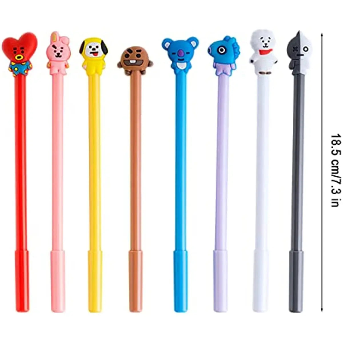 24 Pcs Cartoon Animal Pens | Cute Gel Ink Pens Boys Girls Writing Tools | Kawaii School Supplies Stationery | Alo Trendy