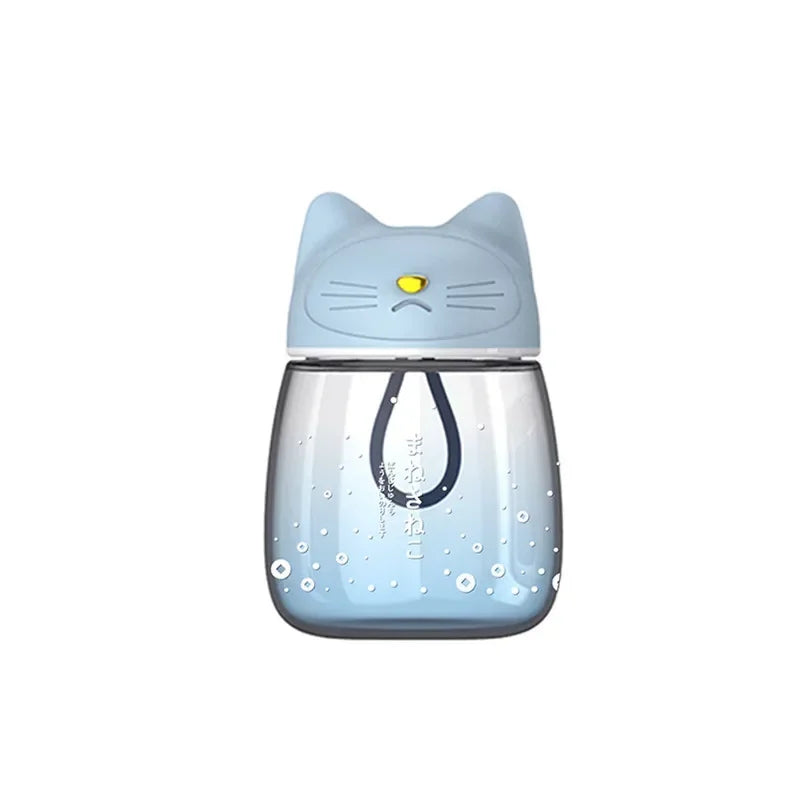 300ml Cartoon Mini Mug Japanese Style Creative Tumbler Portable Drinking Kettle Kawaii Cat Glass Cup Cute Water Bottle for Girl | Alo Trendy