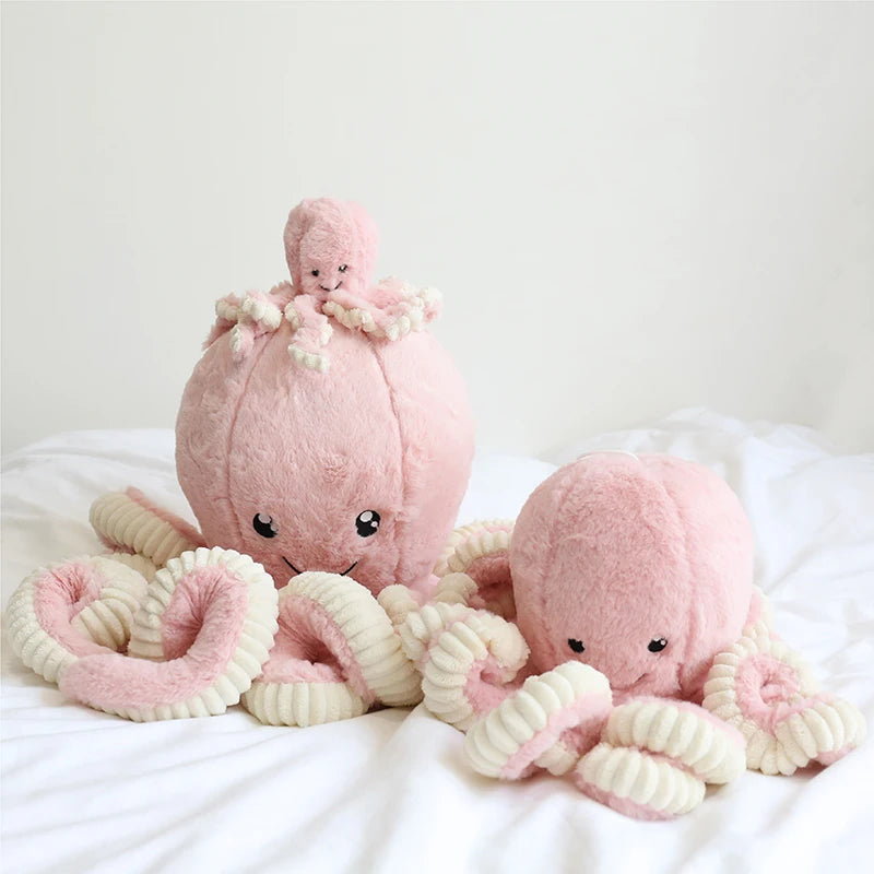 Customized Size Octopus Stuffed Plush Toy | Perfect Birthday & Christmas Gift for Kids | Cute Tako Doll