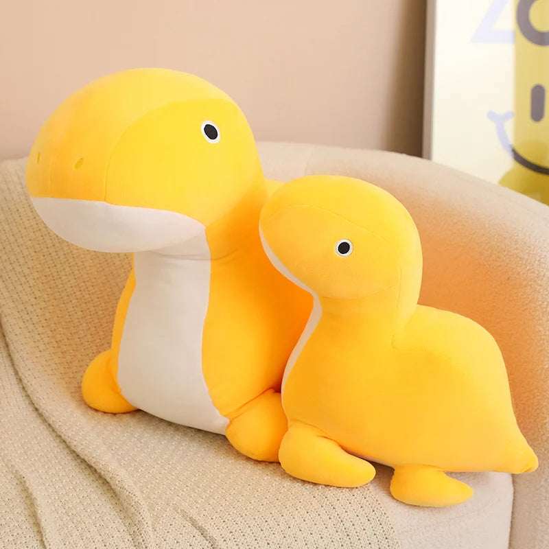 Cute Chubby Yellow Dinosaur Plush Toy | Kawaii Stuffed Animals Pillow | Fatty Dragon Plushies Doll for Girls, Boys, Kids Gift, Home Decor | Alo Trendy