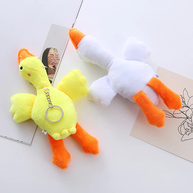 20CM Cartoon Goose Plush Keychain | Goose Pendant Plush Toys for Women, Girls, Boys | Toy Doll Bag Accessories | Car Keyring Gifts | Alo Trendy