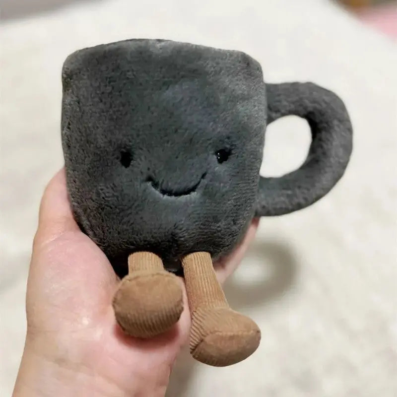 14CM Funny Coffee Cup Plush Toy | Lovely Coffee Cup Shape Plush Stuffed Animals | Soft Plush Doll for Kids Birthday Gifts