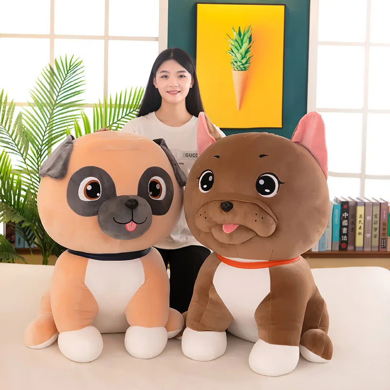 Simulation Dogs Plush Pug Toys Lifelike Husky Doll Soft Stuffed Animal Bulldog Plush Pillow Soft Cartoon Dolls Kids Gift | Alo Trendy