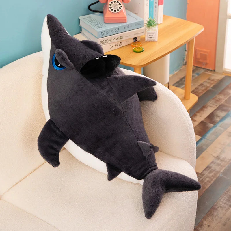 New Ocean Overlord Pirate Shark Doll Plush Bedroom Sofa Ornament Shark Pillow Plush Toy Children's Birthday Christmas Gift | Alo Trendy