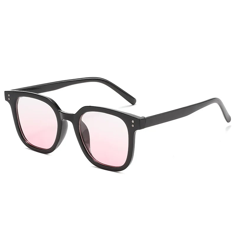 Trendy Sunglasses for Women | Unique Design Gradient Color Pink Sun Glasses | Stylish Female and Men Outdoor Portable Fishing Eyewear