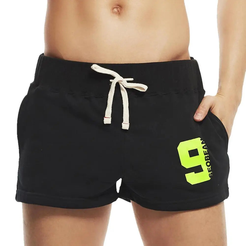 Men Casual Shorts Cotton | Breathable Fitness Jogger Sport Shorts | Men's Clothing Bottoms | Summer Shorts | Home Lounge Gym Wear