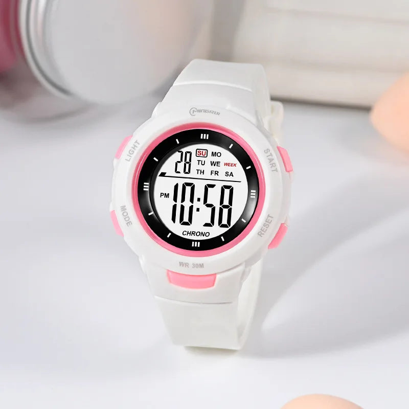 Kids Watches Fashion Luminous Waterproof Alarm Clock | Smart Watches for Boys and Girls | Student Electronic Watch Gift