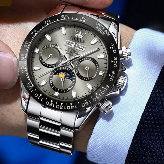 Automatic Mechanical Watches for Men TOP Brand High Quality Stainless Steel Wristwatch Luminous Waterproof Men's Watch