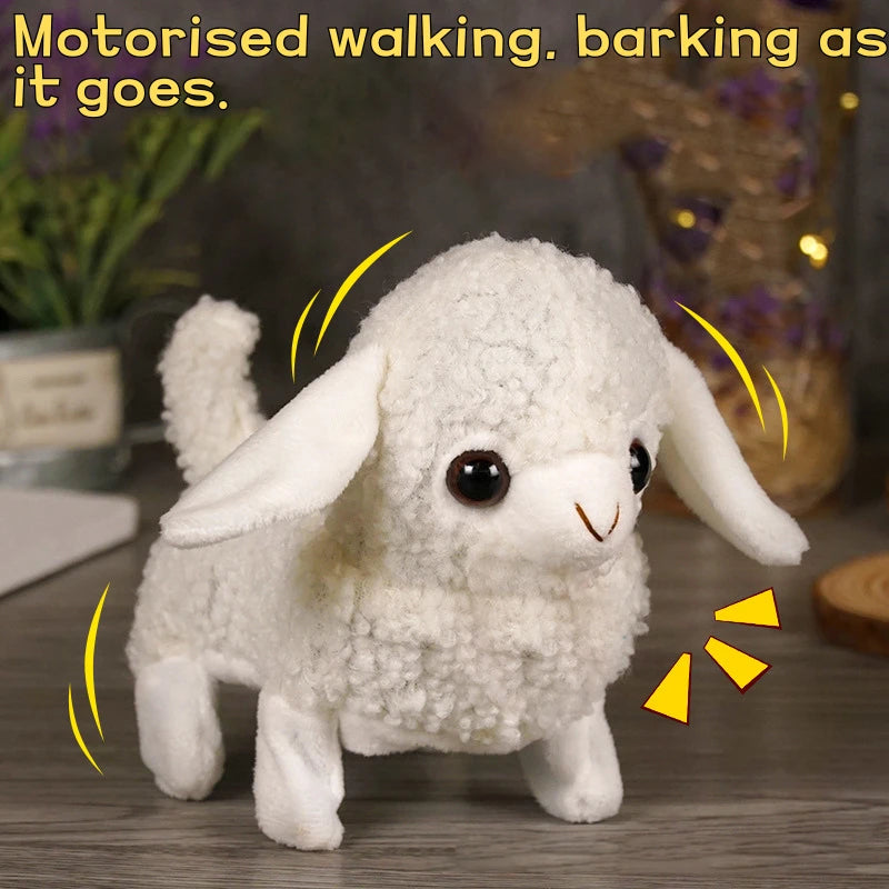 Cute Electronic Interactive Pet Sheep Plush Toys | Walking Panda Simulation Realistic Interactive Stuffed Animals | Peluche Dolls | Alo Trendy