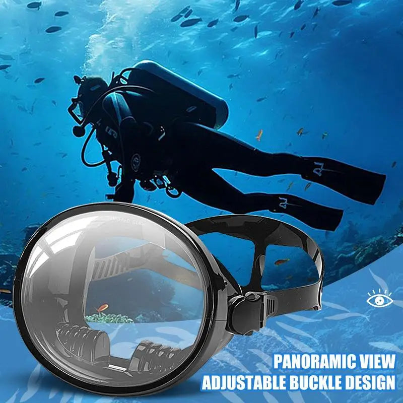 Professional HD Diving Mask | Tempered Glass Silicon Underwater Diver Masks | Fishing Men Swimming Goggles | Premium Diving Equipment