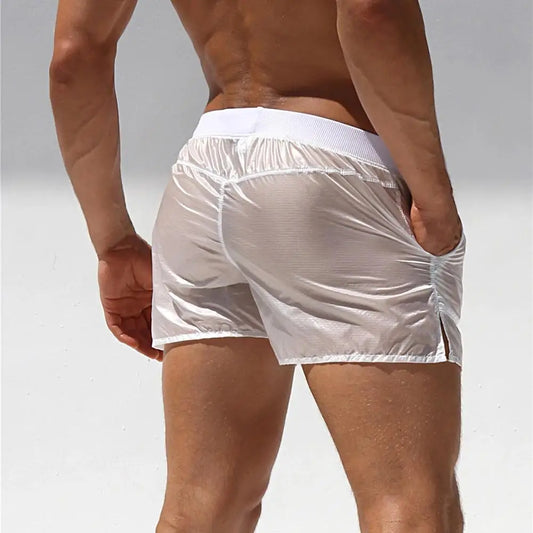 Swim Shorts Sexy Swimming Trunks | See-through Design Swimming Pants | Stylish and Comfortable Beachwear for Men