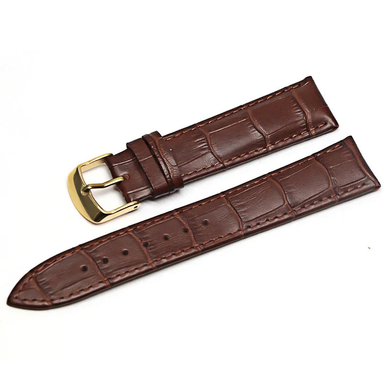 Watch Band Genuine Leather Straps | Premium Quality Watchbands in 12mm, 18mm, 20mm, and 22mm Sizes | Superior Watch Accessories