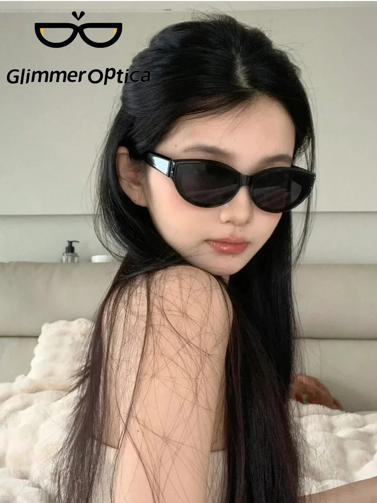 2024 New Release Cat-Eye Vintage Classic Luxurious Y2K Fashion Trend UV400 Women's Small Frame Designer Sunglasses | Alo Trendy