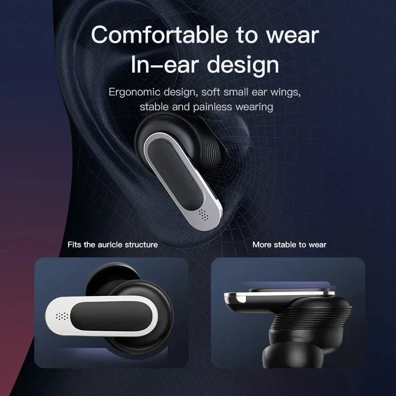 Xiaomi TWS V8 ANC+ENC Earphones | True Wireless Bluetooth Noise Cancelling Headphones | In-Ear Touch Screen Headset with Mic | Premium Sound Earbuds