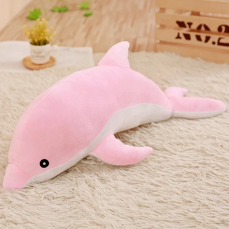 30cm Lovely Dolphin Plush Toys | Stuffed Soft Cute Animal Dolls Sofa Decor Baby Pillow Cushion for Kids Children Gifts