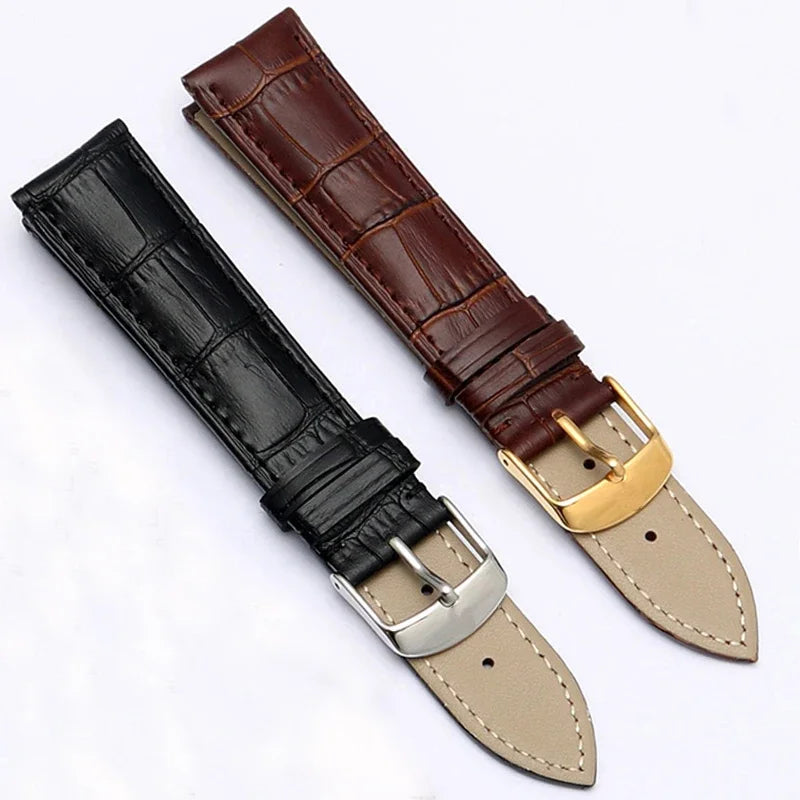 Watch Band Genuine Leather Straps | Premium Quality Watchbands in 12mm, 18mm, 20mm, and 22mm Sizes | Superior Watch Accessories