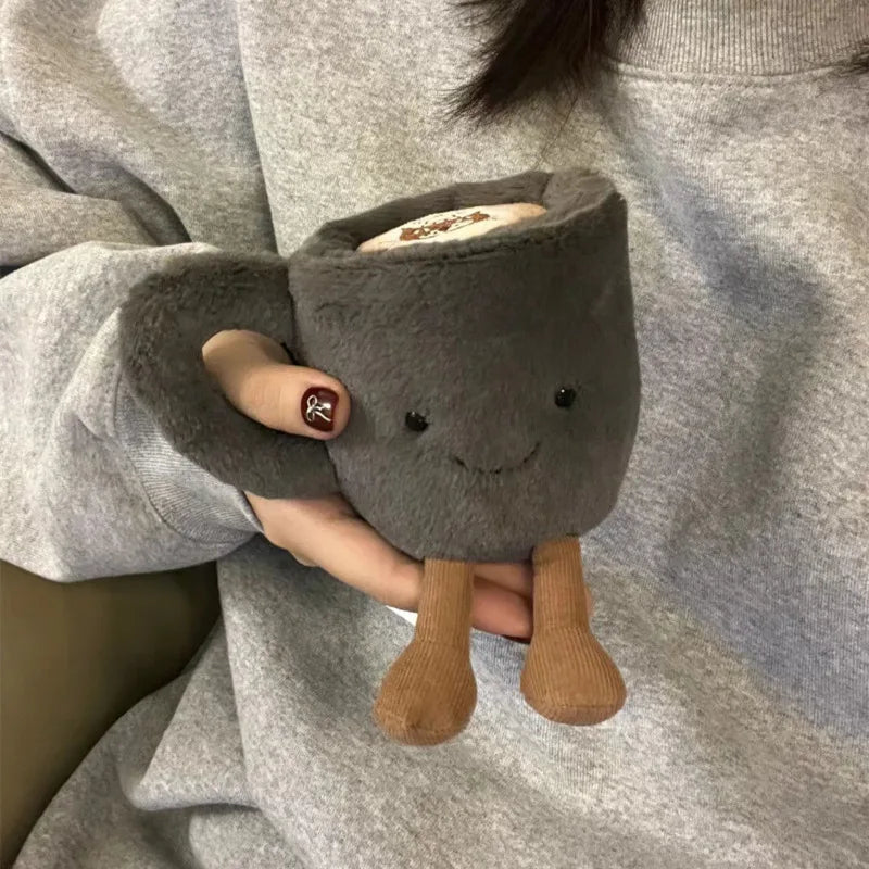 14CM Funny Coffee Cup Plush Toy | Lovely Coffee Cup Shape Plush Stuffed Animals | Soft Plush Doll for Kids Birthday Gifts