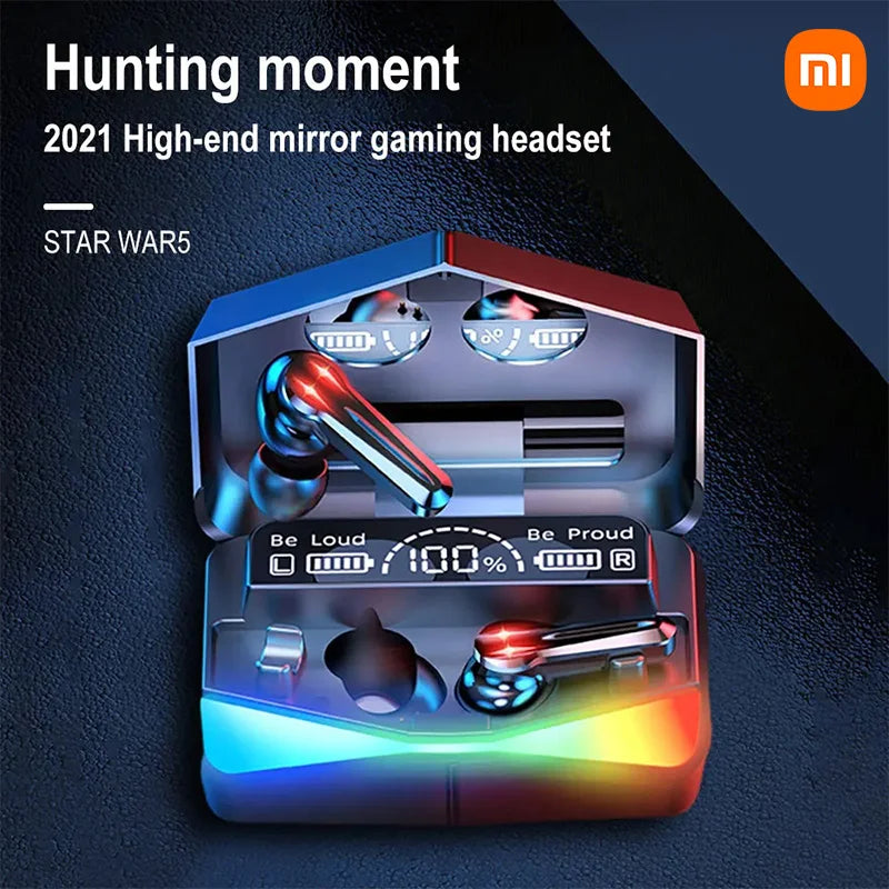 XIAOMI M28 TWS Bluetooth Wireless Earphone | Gaming Headset with LED Digital Display | Touch Control Headphone for Android and iOS