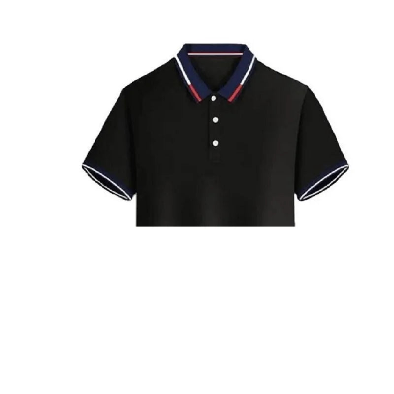 Men's New Polo Shirt T-Shirt | Summer Short-Sleeved Intercolored Lapel | Stylish Casual Wear for Men