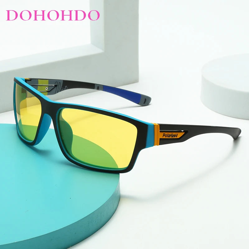 Male Photochromic Sunglasses Men | Polarized Driving Chameleon Glasses Change Color Sun Glasses | Day Night Vision Driver's Eyewear | Alo Trendy