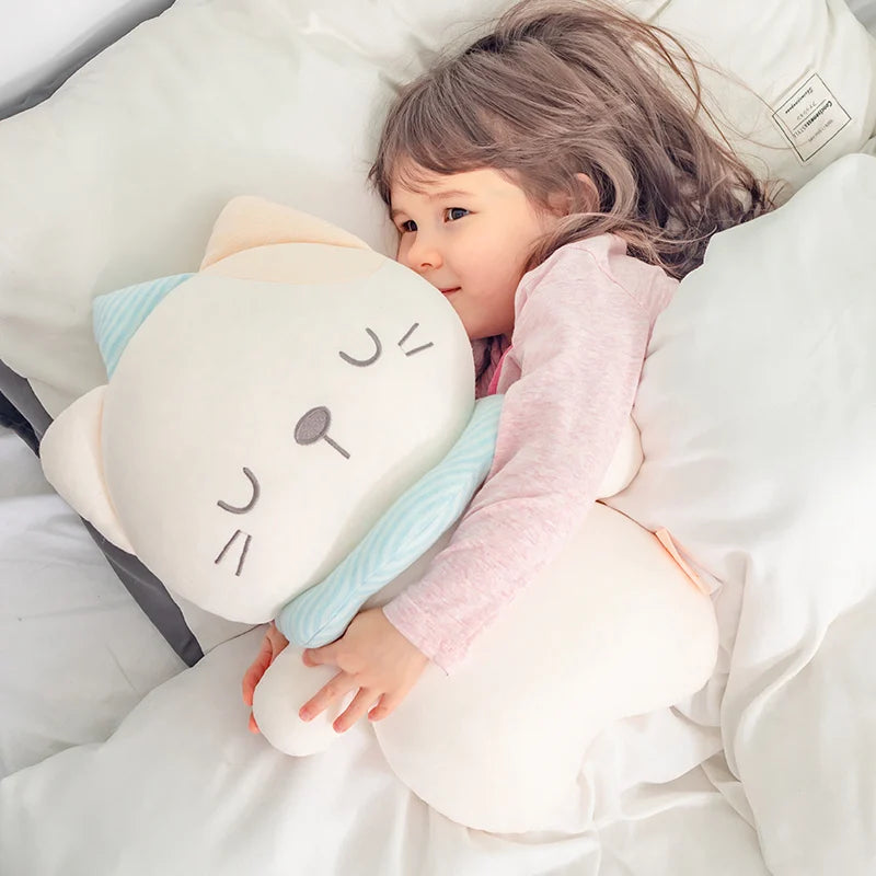 New 45cm Kawaii Elephant Cats Plush Pillow Stuffed Animals Plushies Doll | High Quality Soft Accompany Sleeping Kids Baby Toys | Alo Trendy